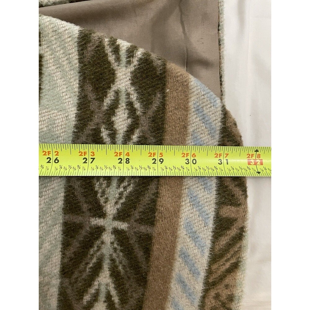 Maurizio Ramani VTG Southwest Aztec Tapestry Jacket XL Wool Blend Made in USA - Picture 7 of 16